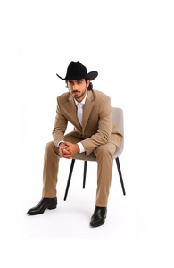 Bolzano Men's 2 Button 100% Polyester Fully Lined Dress Suit