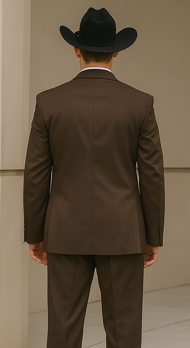 Bolzano Men's Fully Lined 2 Buttons 100% Polyester Dress Suits