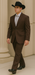 Bolzano Men's Fully Lined 2 Buttons 100% Polyester Dress Suits