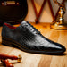 Marco Di Milano Bono Black Leather Luxury Shoe