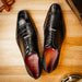 Marco Di Milano Bono Black Leather Luxury Shoe