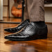 Marco Di Milano Bono Black Leather Luxury Shoe