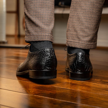 Marco_Di_Milano Bono Black Leather Luxury Shoe