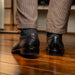 Marco Di Milano Bono Black Leather Luxury Shoe
