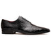 Marco Di Milano Bono Black Leather Luxury Shoe