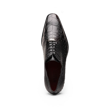 Marco_Di_Milano Bono Black Leather Luxury Shoe