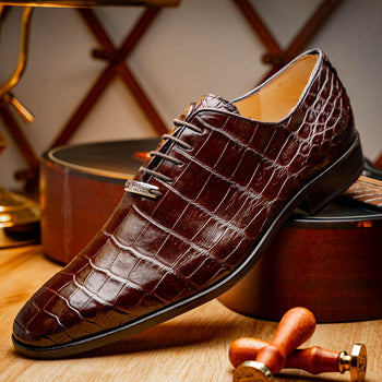 Marco_Di_Milano Bono Brown Luxury Leather Shoe