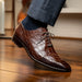 Marco_Di_Milano Bono Brown Luxury Leather Shoe