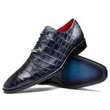 Marco Di Milano Bono Navy Leather Oxford