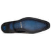 Marco Di Milano Bono Navy Alligator Wholecut Oxfords