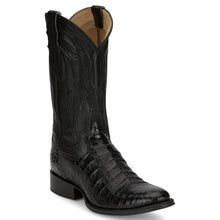 Tremaine Black Caiman Western Boot