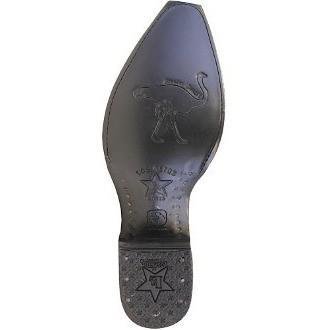 Botas de Avestruz Pata Horma Punta Recortada