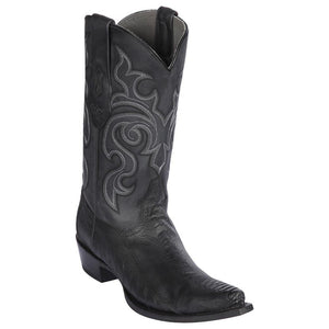 Botas de Avestruz Pata Horma Punta Recortada