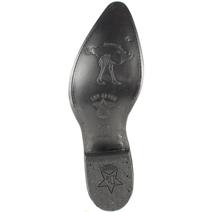 Botas de Avestruz Original Horma Puntal LAB