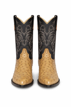Botas de Avestruz Original Horma Puntal