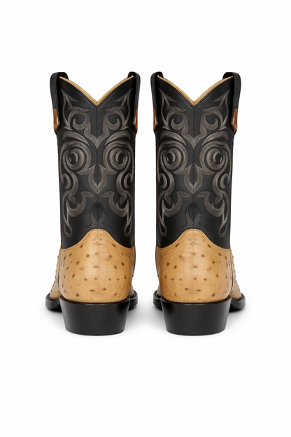 Botas de Avestruz Original Horma Puntal - Image 4