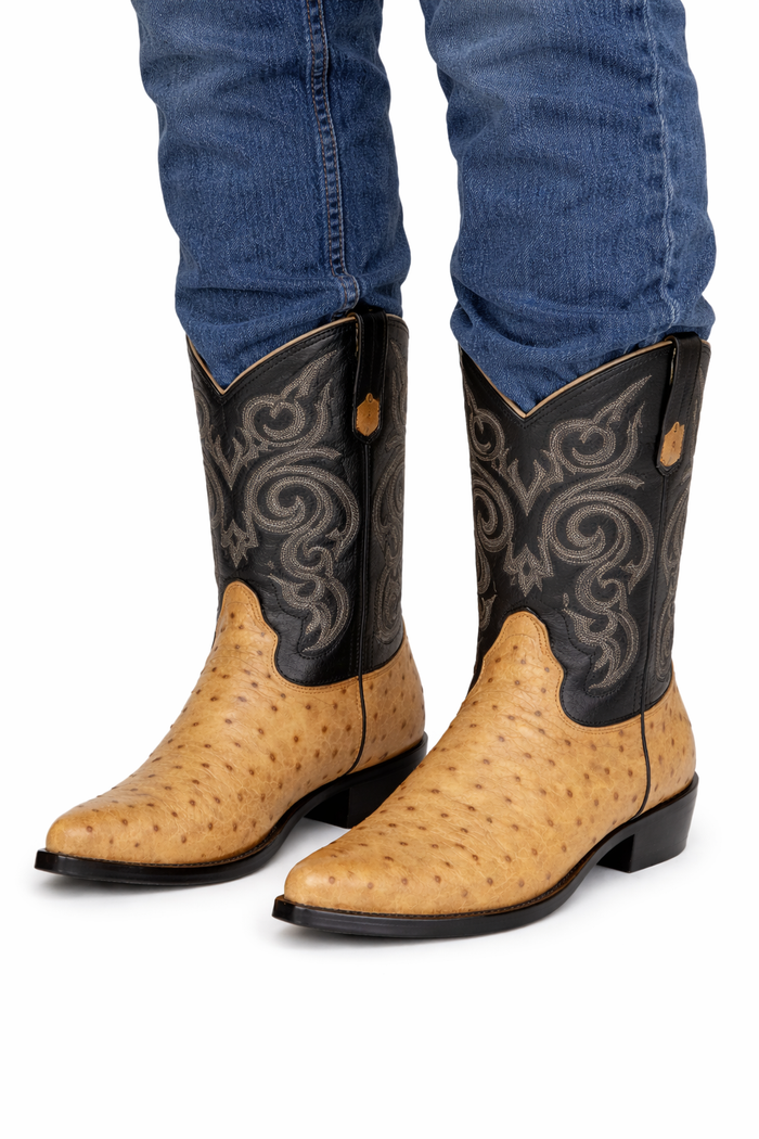Botas de Avestruz Original Horma Puntal - Image 7