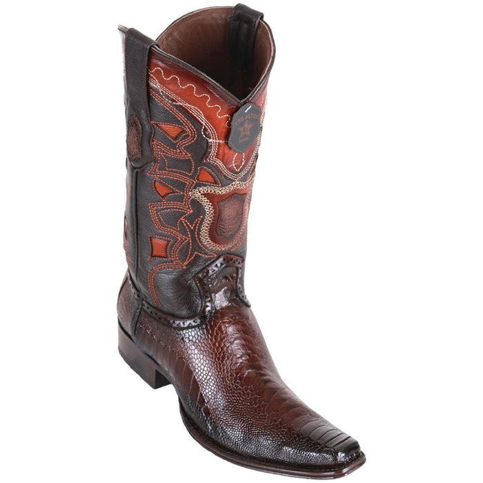 Botas de Avestruz Pata Original Horma Semi Redonda LAB-600505