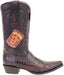 Botas de Avestruz Pata Punta Recortada LAB