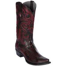 Botas de Avestruz Pata Punta Recortada LAB