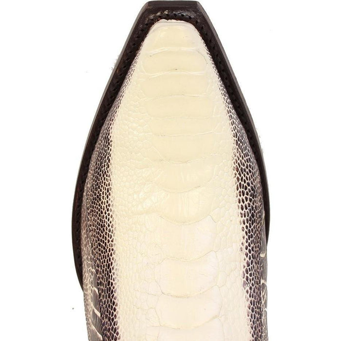 Botas de Avestruz Pata Punta Recortada