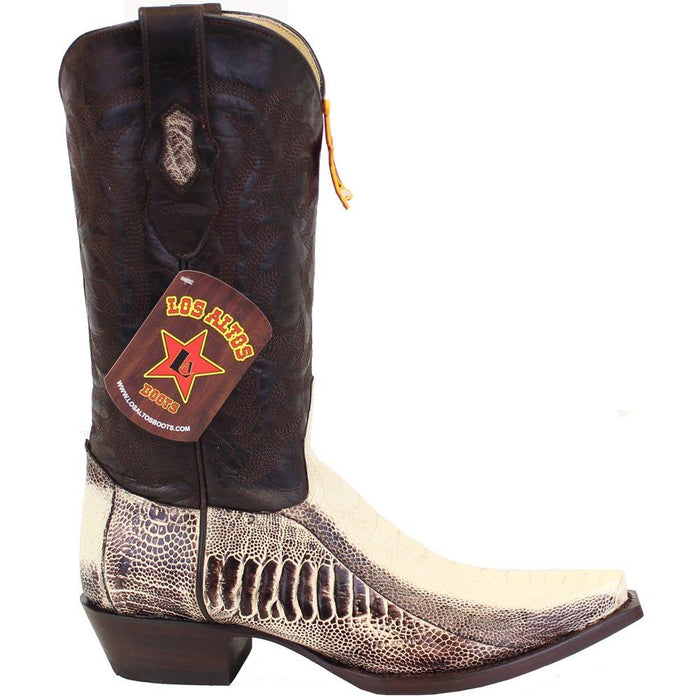 Botas de Avestruz Pata Punta Recortada - Image 3
