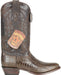 Botas de Avestruz Pata Punta Redonda