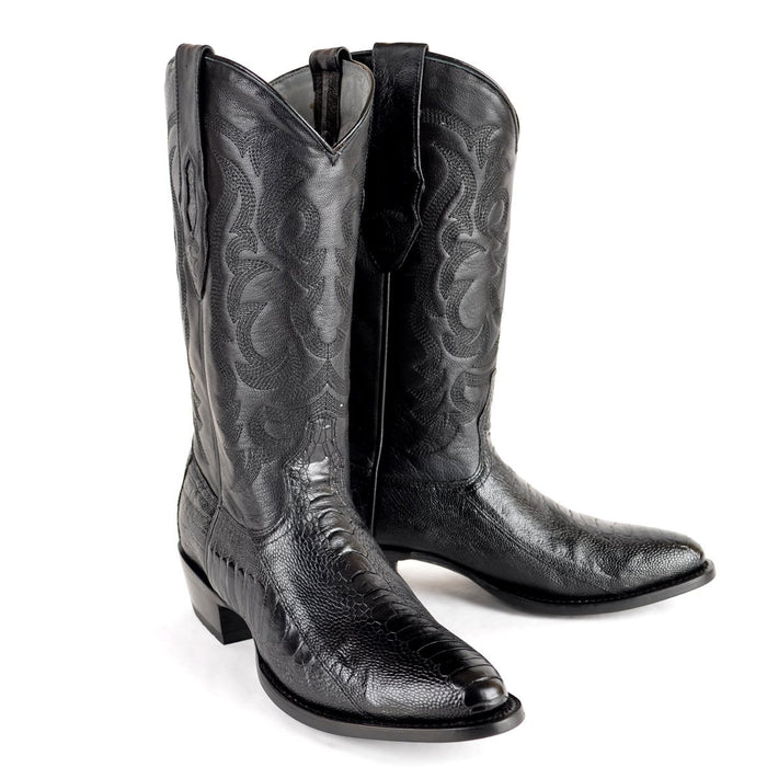 Botas de Avestruz Pata Punta Redonda - Image 3
