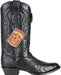 Botas de Avestruz Original Punta Redonda LAB-650305