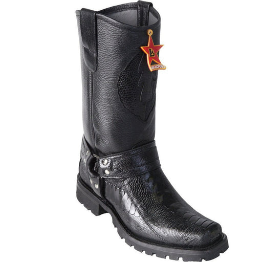 Botas de Avestruz Pata Biker para Motociclista LAB