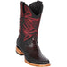 Botas de Avestruz Panza Horma Puntal LAB