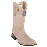 Botas Vaqueras de Cuero Grisly Horma Rodeo LAB