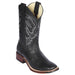 Botas de Cuero Punta Ancha