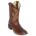 Botas de Cuero Punta Ancha