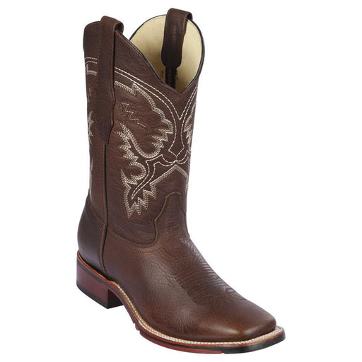 Botas de Cuero Punta Ancha