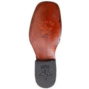 Botas Vaqueras de Cuero Grisly Original Punta Ancha