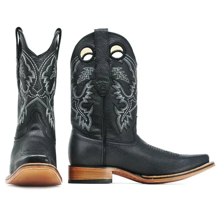 Botas de Cuero con Horma Rodeo Cuadrada LAB - Image 8