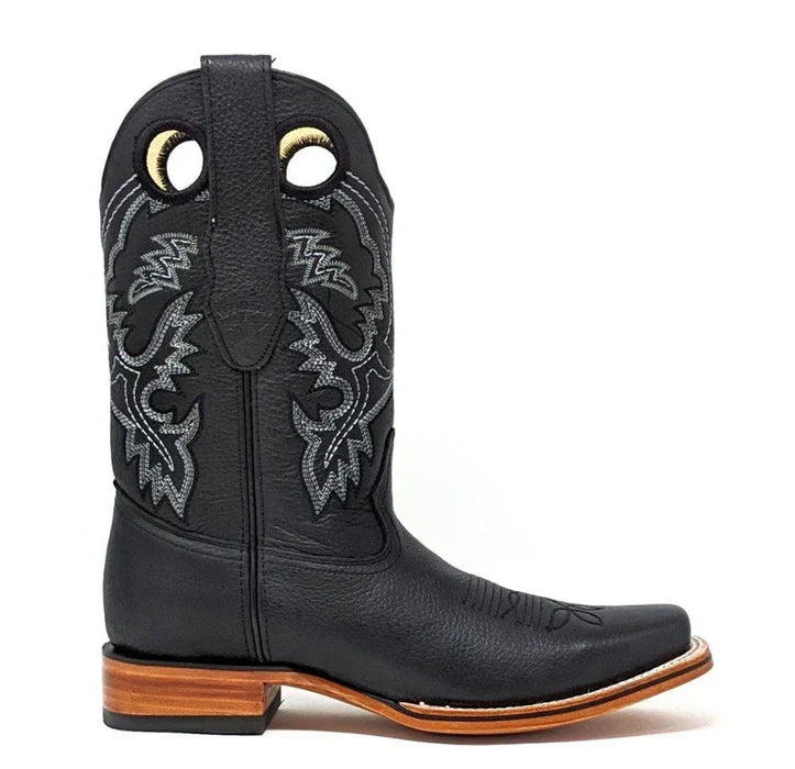 Botas de Cuero con Horma Rodeo Cuadrada LAB - Image 4
