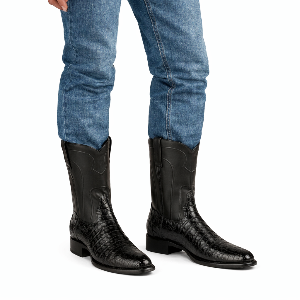 Botas de Cocodrilo Caiman Panza Roper LAB - For Men By Los Altos