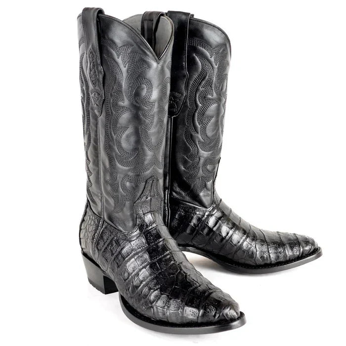 Botas de Cocodrilo Caiman Panza Horma Redonda LAB - Image 2