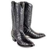 Botas de Cocodrilo Caiman Panza Horma Redonda LAB