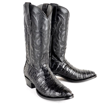 Botas de Cocodrilo Caiman Panza Horma Redonda LAB