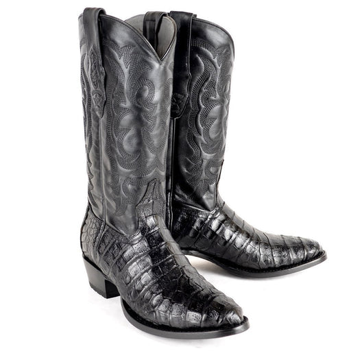 Botas de Cocodrilo Caiman Panza Horma Redonda LAB