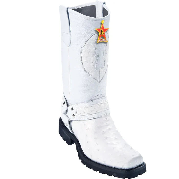 Botas de Avestruz Horma Biker Motociclista LAB - Image 4
