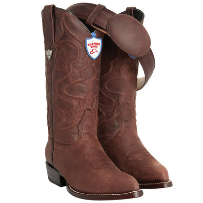 Botas Vaqueras de Cuero Original en Horma Puntal WW