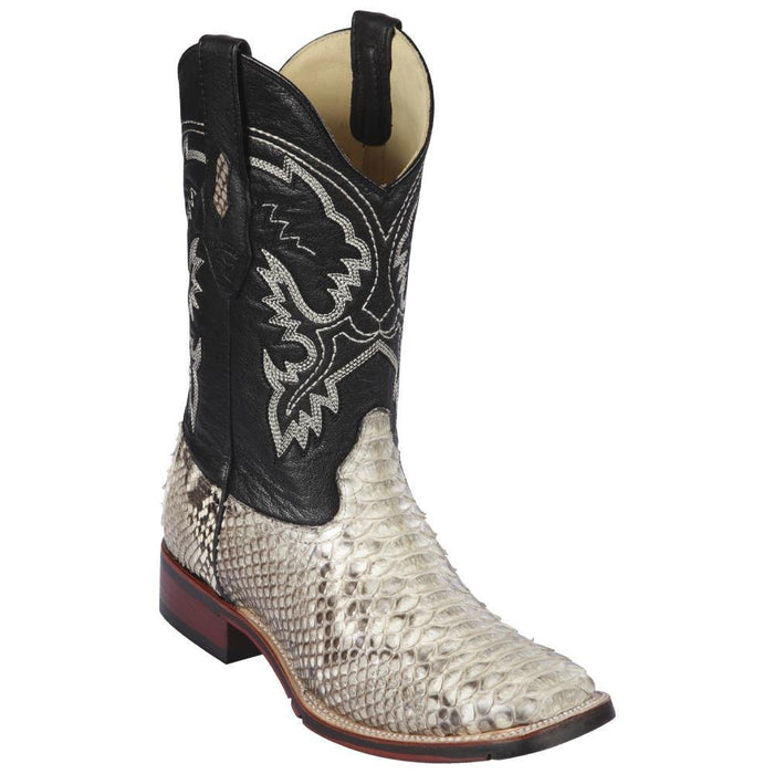 Botas de Piton Original Horma Ranchera Cuadrada Ancha