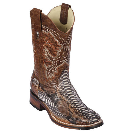 Botas de Piton Original Horma Ranchera Cuadrada Ancha
