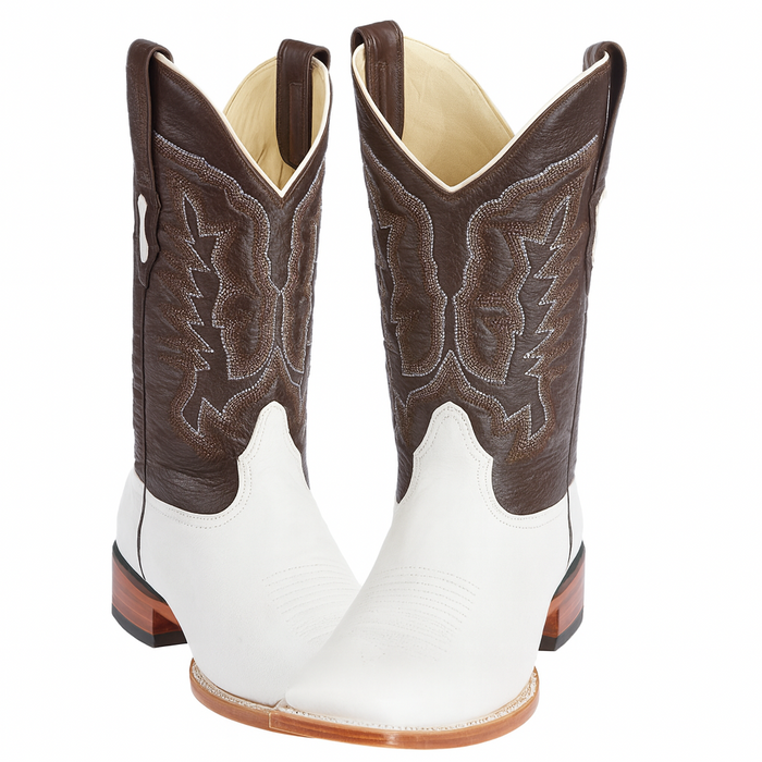 Botas de Avestruz Panza Suave Horma Ancha LAB