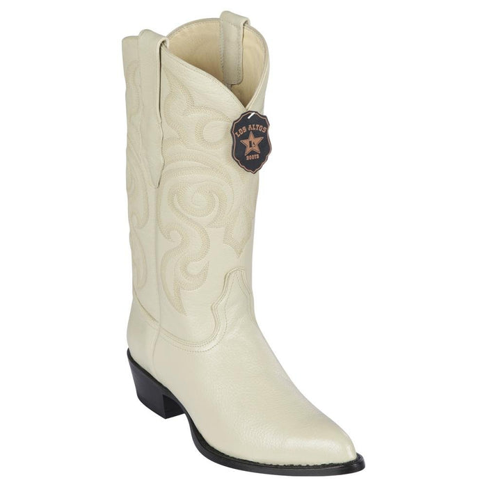 Botas Piel de Alce Original Horma Puntal Color Negro - Los Altos Boots