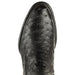 Botas de Avestruz Original Horma Roper Color Negro LAB
